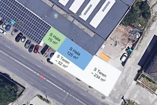 Hala 125 mp + teren 234 | Spatiu Comercial | Pitesti | Strada Depozitelor