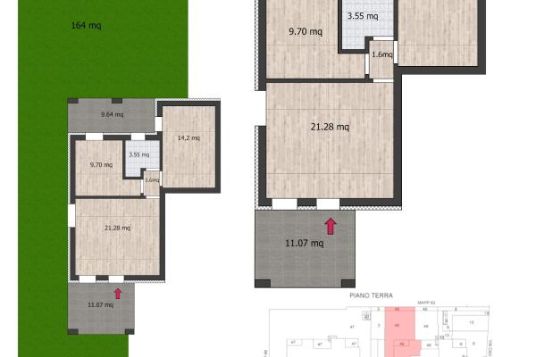 Apartament 3 camere cu gradina | Verona - Italia