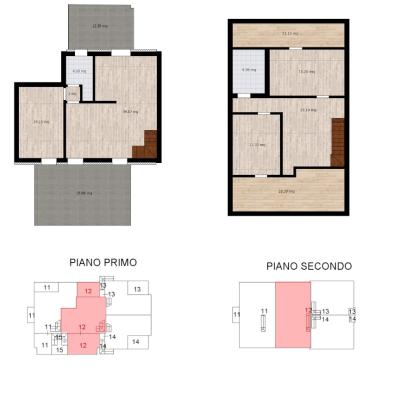 Duplex spatios 5 camere cu 2 bai | Verona - Italia