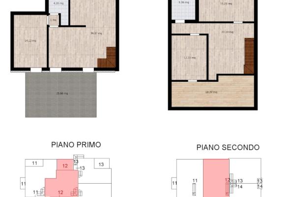 Duplex spatios 5 camere cu 2 bai | Verona - Italia