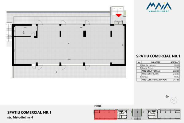 Spatiu comercial imobil nou Cluj | Pretabil birouri, market, cabinete medicale