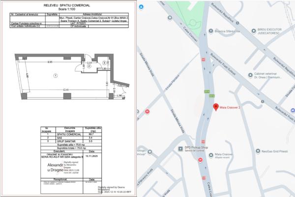 Spatiu Comercial de vanzare | Pitesti, Central | Birouri | Cabinet Medical | Showroom
