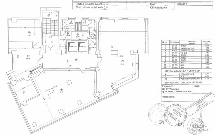 SPAȚIU DE BIROURI –etaj 5 INTEGRAL | 345mp- Gara de nord - 200m Metrou