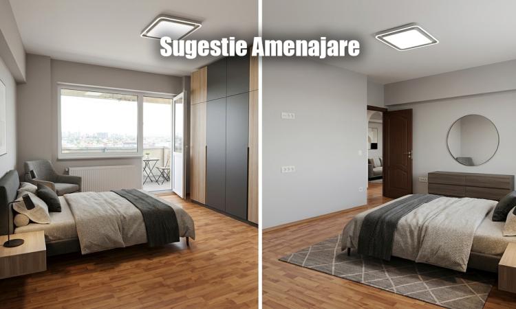 Apartament 3 camere decomandat, bucatarie mobilata si utilata, 79mp