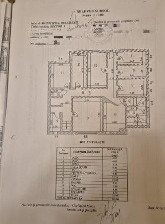 De inchiriat -  Vila interbelica 330mp utili + Garaj - Tokio -Capitale