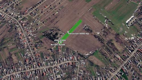 Teren 6.000 mp Săbăreni, ideal cartier case, acces asfalt