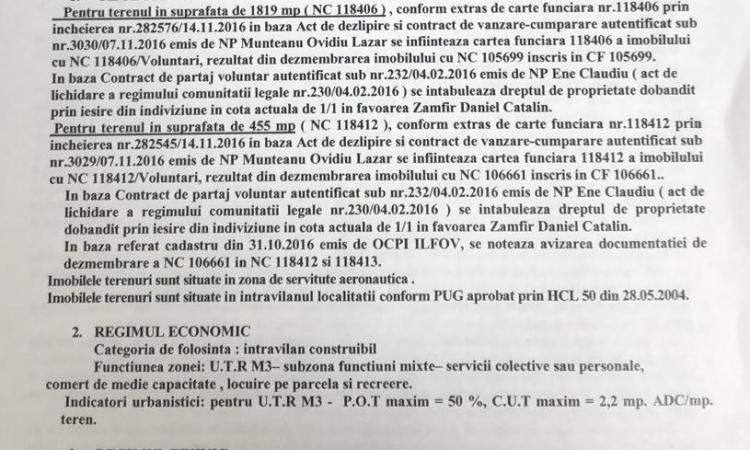 De vanzare teren 2465mp - Voluntari - Mall Lemon - A3