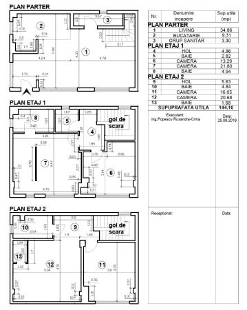 De vanzare casa 5 camere 145mp utili + 300mp curte- Baneasa- Herastrau